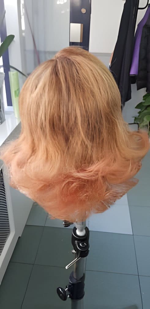 Halflang haar met krul