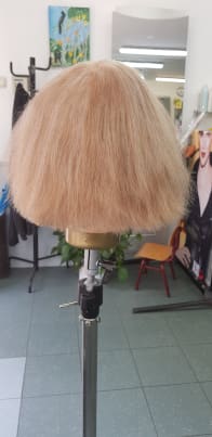 Kort blond haar